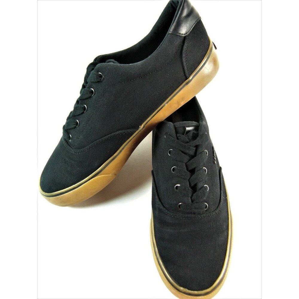 Lugz Flip Sneakers Casual Black Mens Gum Sole Shoes/Sneakers Size 9.5